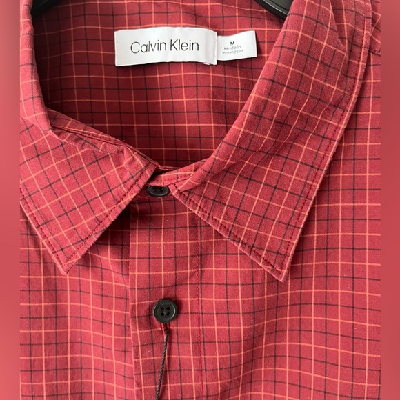Calvin Klein Men’s Relaxed Fit Button Down Shirt  Size M - Picture 4 of 4